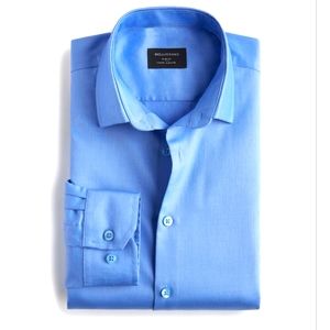 Bellissimo wrinkle free sateen dress shirt